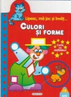 Lipesc, ma joc si invat - Culori si forme. Carte cu abtibilduri 