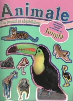 Jocuri si abtibilduri cu animale – Jungla si savana 
