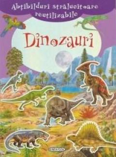 Abtibilduri stralucitoare reutilizabile - Dinozauri 