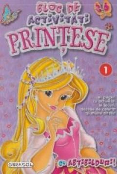 Bloc de activitati - Printese 2 (rosu)