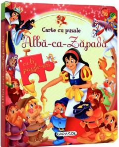 Carte Cu Puzzle - Alba ca Zapada 