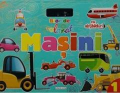 Bloc de colorat cu abtibilduri Masini 