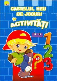Castelul meu de jocuri si activitati - albastru 