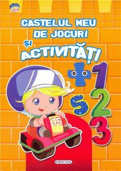 Castelul meu de jocuri si activitati - portocaliu 