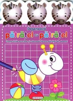 Deseneaza patratel cu patratel 