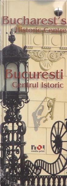 Album evantai - Bucuresti  - Centrul istoric romana - engleza