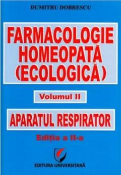 Farmacologie homeopata (ecologica) - Volumul II - Aparatul respirator