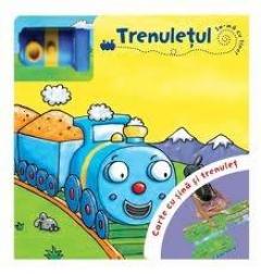 Trenuletul. Carte cu sina si trenulet