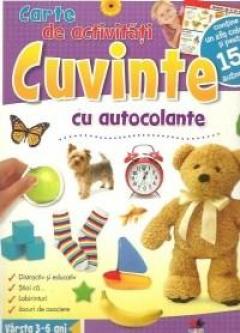 Carte de activitati - Cuvinte cu autocolante Iuliana Ionescu