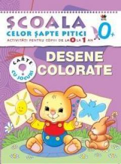  Desene colorate. Activitati pentru copii de la 0 la 1 an 