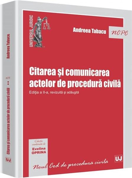 Citarea si comunicarea actelor de procedura civila