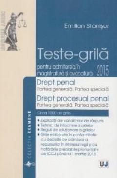 Teste grila pentru admiterea in magistratura si avocatura 2015