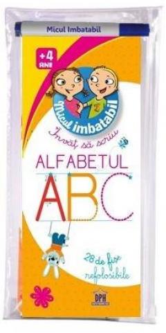 Sunt imbatabil - scrie si stergi - Alfabetul 
