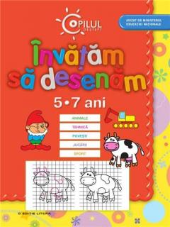 Invatam sa desenam 5-7 ani Reeditare L. Danilova