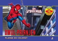 Spider-Man / Omul Paianjen. Planşe de colorat. Contine 15 autocolante 
