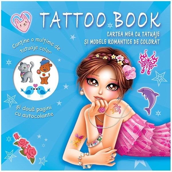 Cartea mea cu tatuaje si modele romantice de colorat