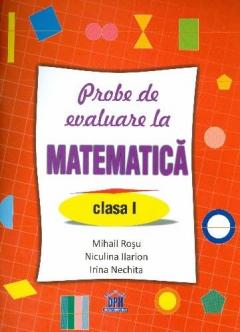 Probe de evaluare la matematica, clasa I