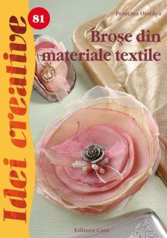 Brose din materiale textile - Idei creative 81