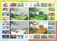 Anotimpurile - joc didactic cu jetoane format