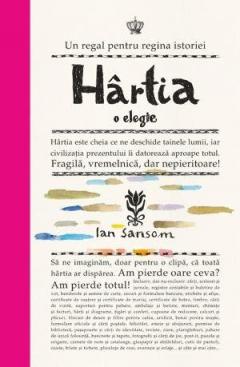 Coperta cărții Hartia. O elegie