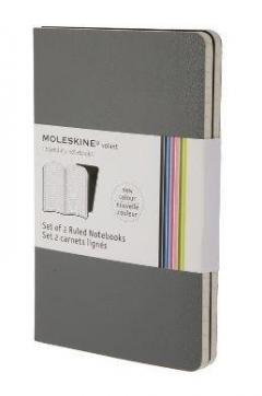 Moleskine 2 Volant Notebook Pocket Ruled Grey