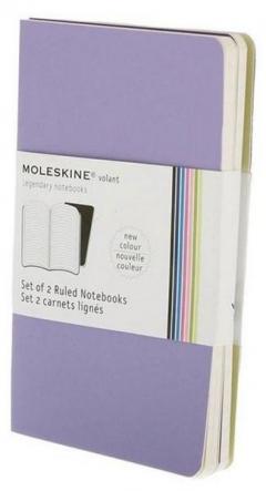 Moleskine 2 Volant Notebooks Pocket Ruled Purple