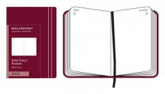 Moleskine 12 months - Daily Planner - Dark Red hard cover - Extra Small (2011)