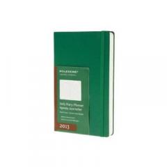 Moleskine 2013 12 Month Daily Planner Oxide Green Hard Cover Large