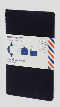 Moleskine Postal Notebook Large Navy Blue