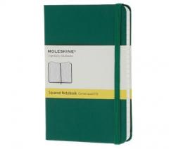 Notebook Square Oxide Green Hard Cover Pocket