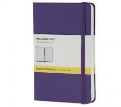 Notebook Square Brilliant Violet Hard Cover Pocket