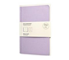 Moleskine Messages Note Card Large. Persian Liliac