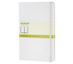 Notebook Pocket Plain White Hard Cover