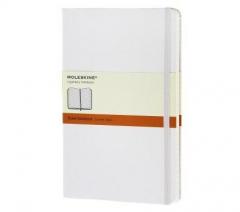 Notebook Ruled White Hard Cover Large