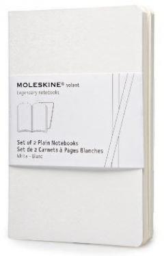 Moleskine 2 Volant Notebooks Pocket Plain Notebook - White