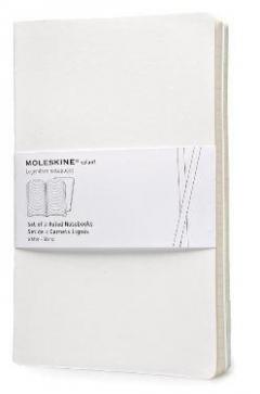 Moleskine 2 Volant Notebooks Large Ruled Notebook - White