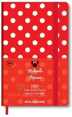Moleskine Minnie Mouse Limited Edition 12 Months Pocket Red Daily Diary 2015