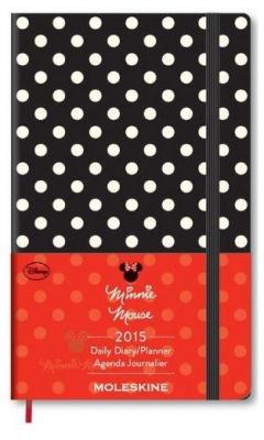 Moleskine Minnie Mouse Limited Edition 12 Months Large Black Daily Diary 2015