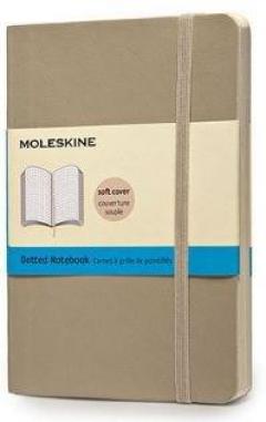 Moleskine Soft Pocket Khaki Beige Dotted Notebook