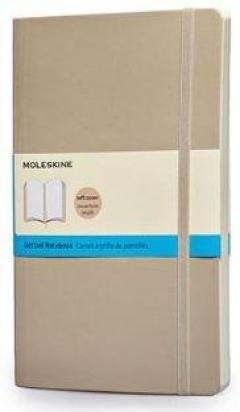 Moleskine Soft Large Khaki Beige Dotted Notebook