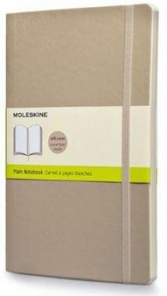 Moleskine Soft Large Khaki Beige Plain Notebook 