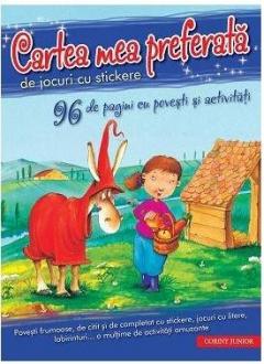 Cartea mea preferata de jocuri cu stickere 