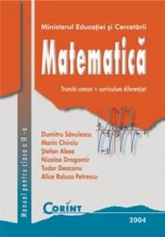Manual de matematica- TC+CD Clasa a IX-a 