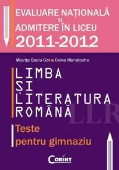Limba Si Literatura Romana. Teste Pentru Gimnaziu