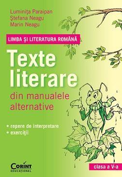 Texte literare din manualele alternative pentru clasa a V-a. Limba si literatura romana