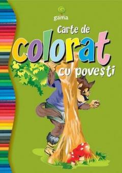 Carte de colorat cu povesti