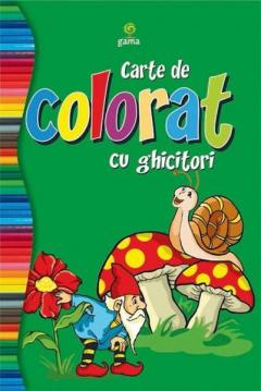 Carte de colorat cu ghicitori 