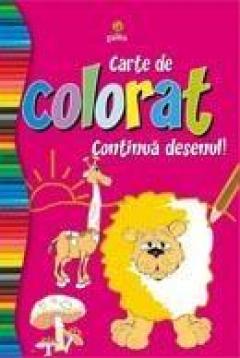 Carte de colorat, continua desenul! 