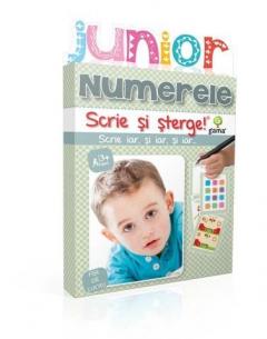 Numerele. Scrie si sterge. Junior 