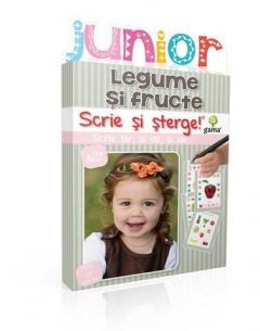 Legume si fructe. Scrie si sterge. Junior 
